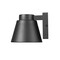 Z-Lite Asher 1 Light Outdoor Wall Sconce, Black & Sand Blast 544S-BK-LED - alternate 4